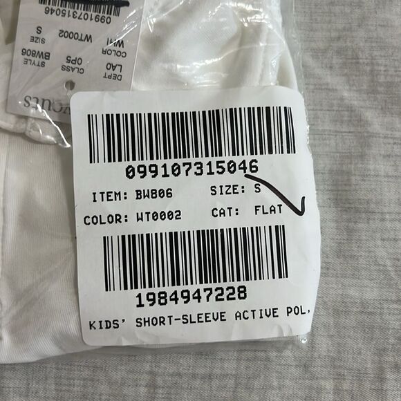 Crewcuts Kids' short-sleeve performance polo shirt j crew size Small 6-7 - Picture 3 of 11